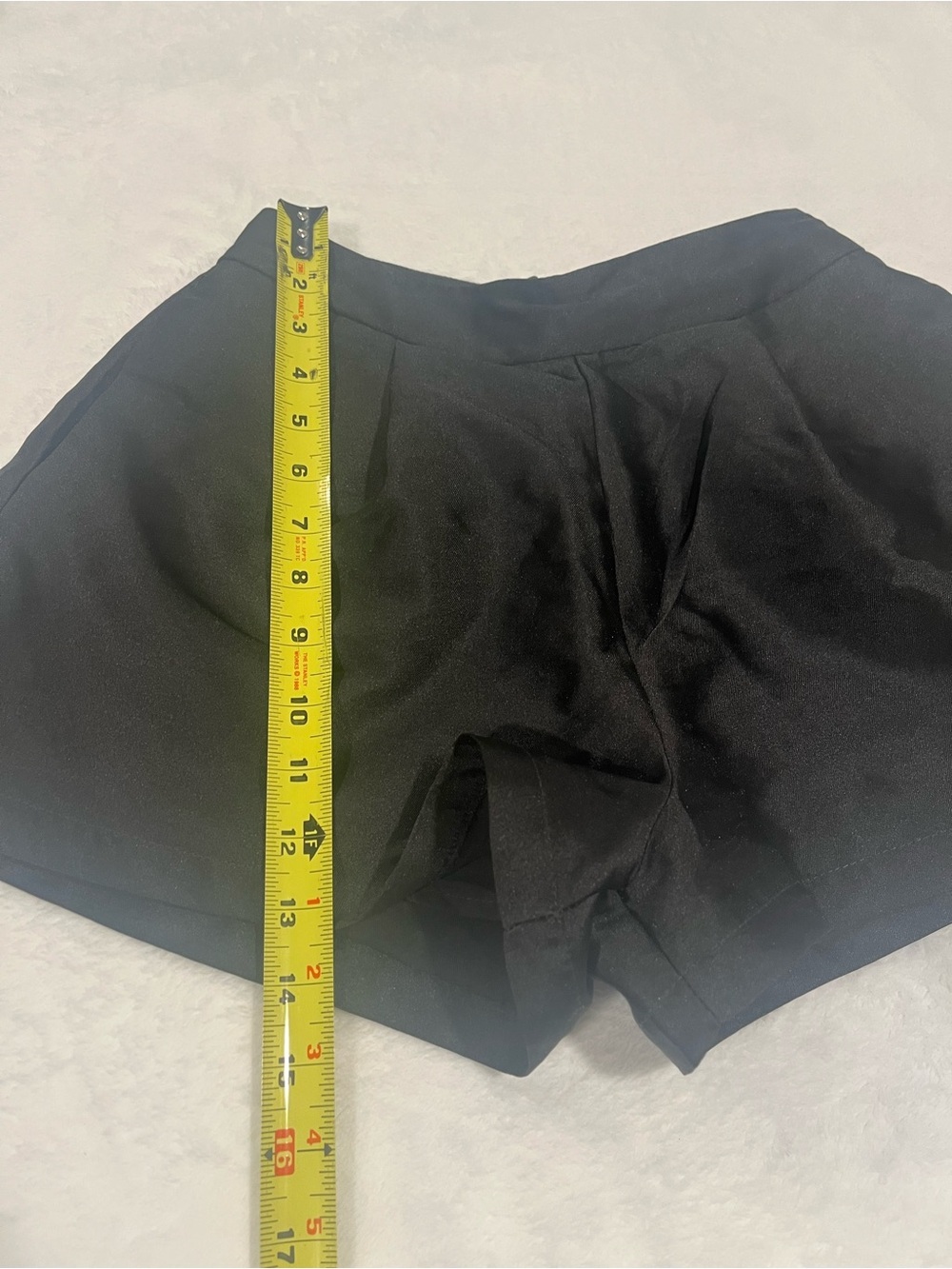 N.G.N Black High Waisted Pleated Shorts-Small - Picture 7 of 7